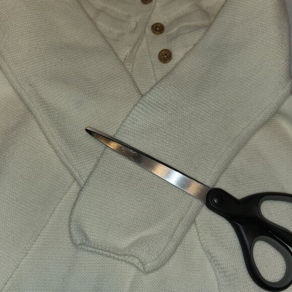 Girl's Cotton Sweater Lot Cream Stitch Button Details 3T Tahari - Picture 13 of 14